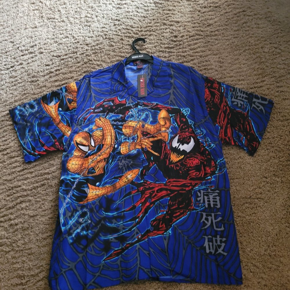 SPIDERMAN BUTTON DOWN SHIRTS
